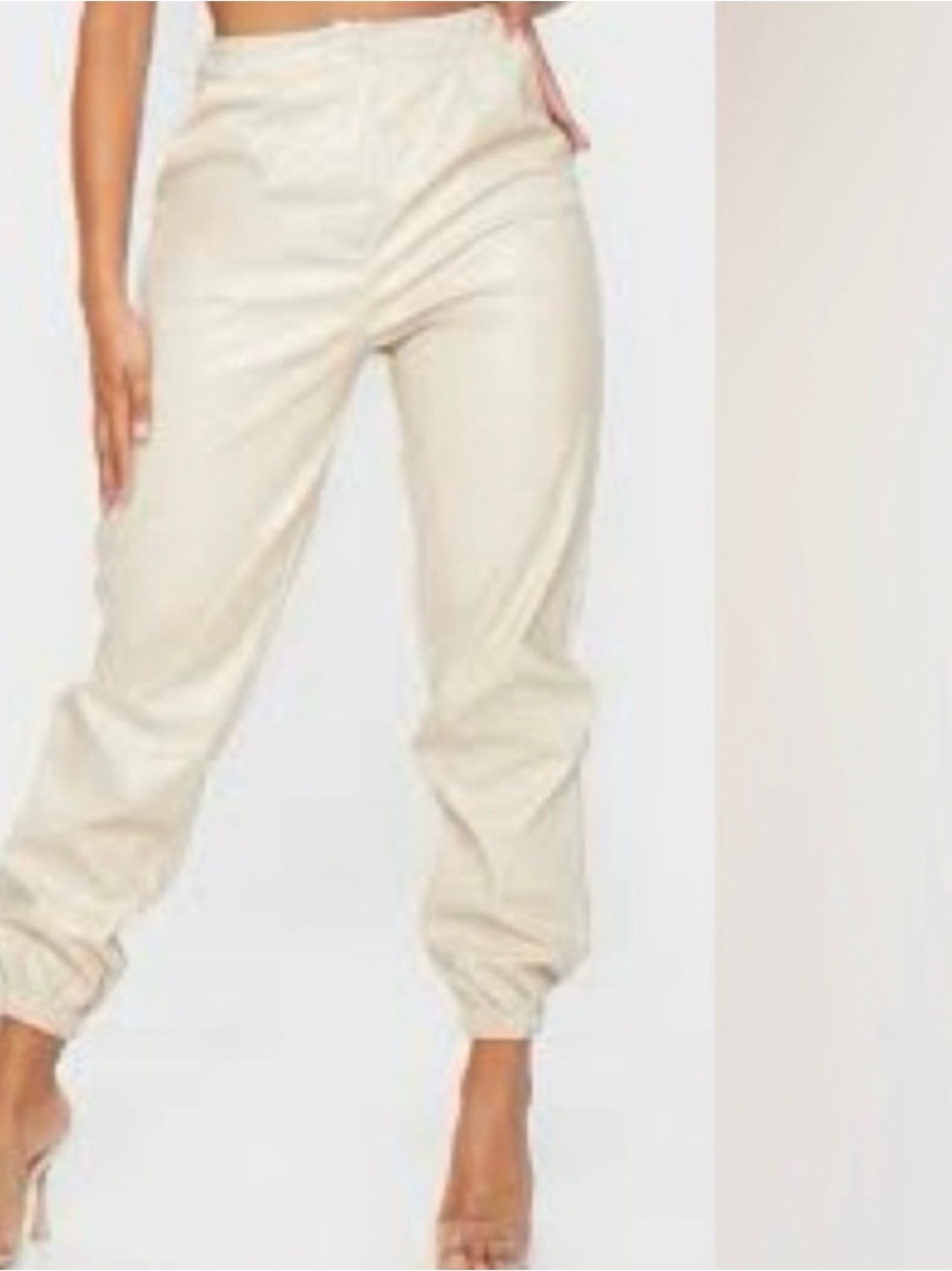 CALIA ATH-LEATHER JOGGER